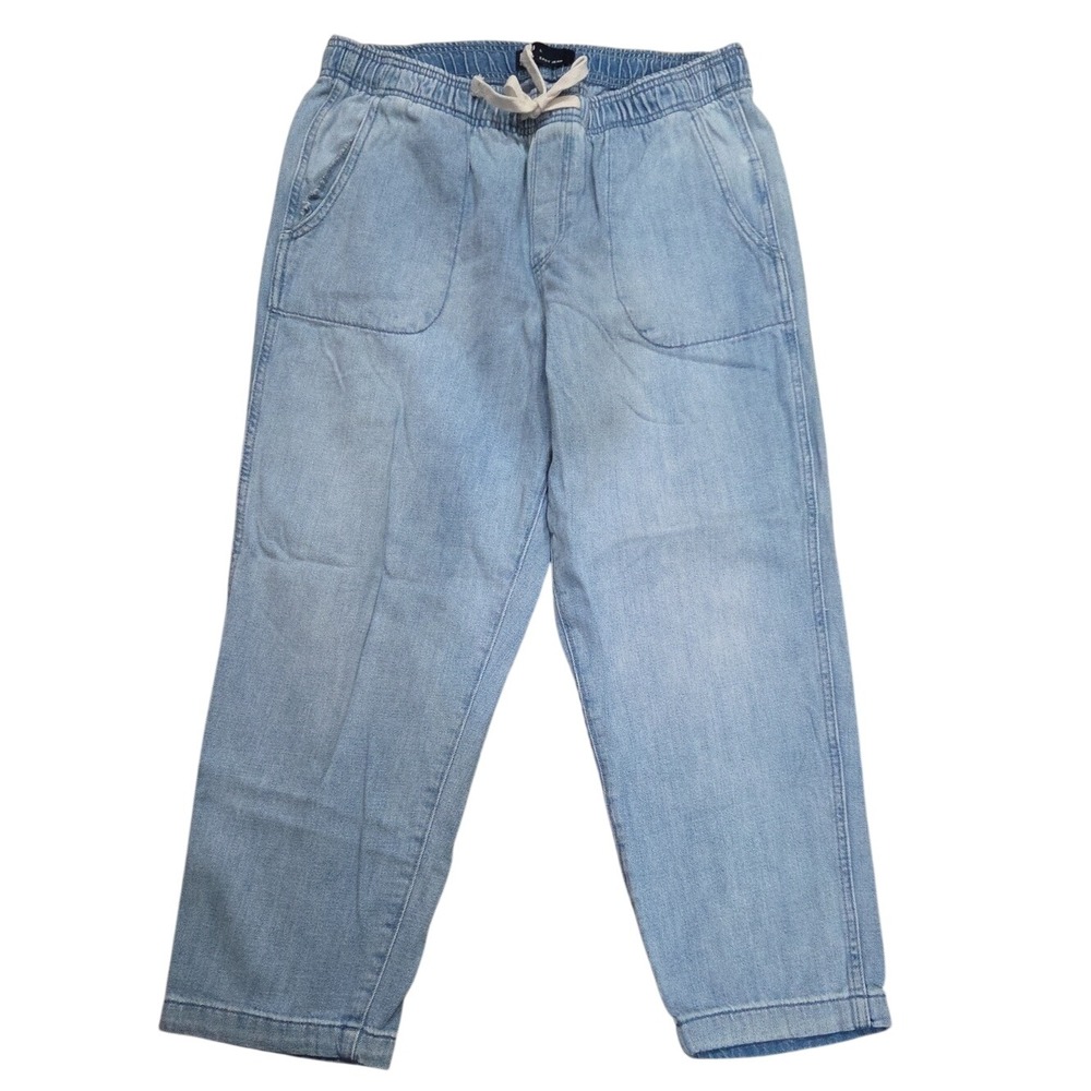 Gap Easy Jean Pull On Stretch Pull On Hi Rise Norm Weekend Large Blue Relax